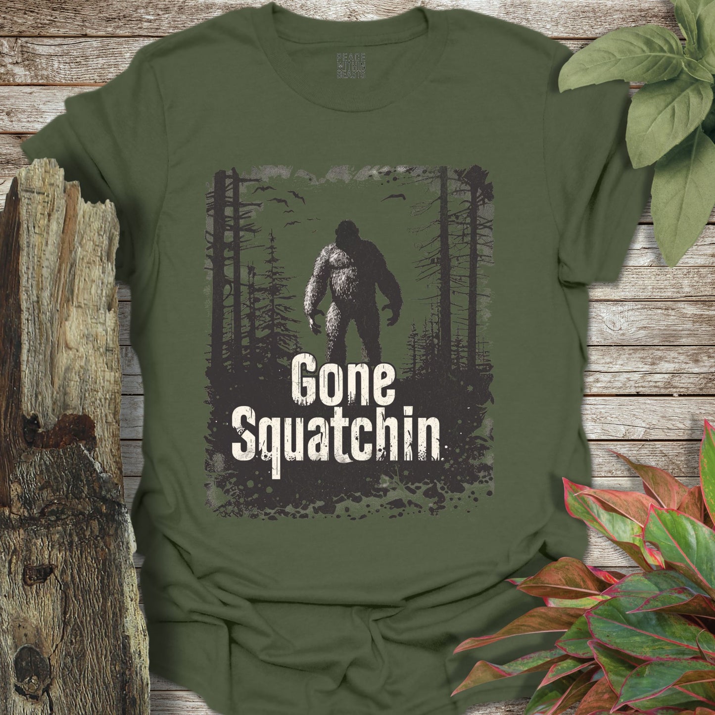 Bigfoot Gone Squatchin T-Shirt