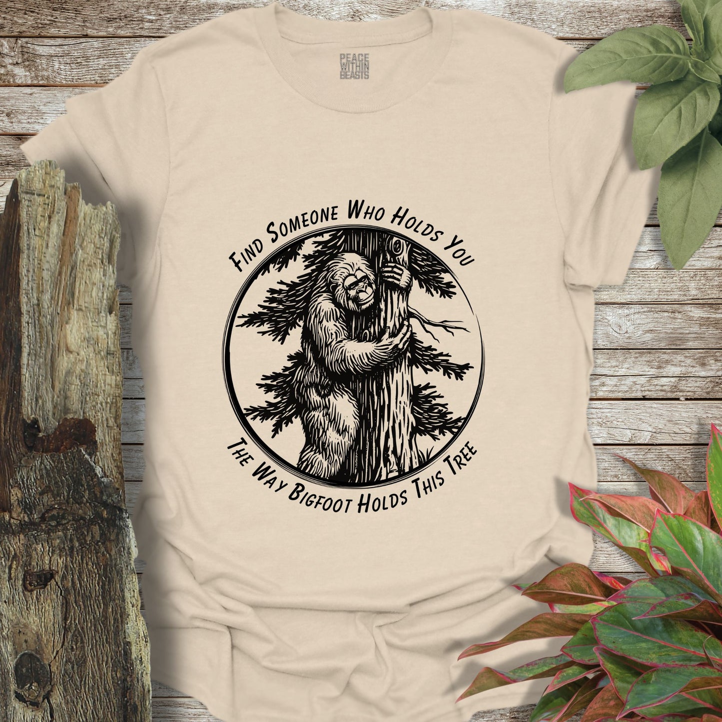 Bigfoot Tree Hugger T-Shirt