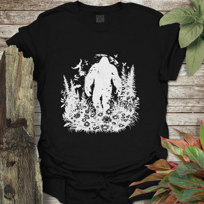 Bigfoot In The Wildflowers T-Shirt