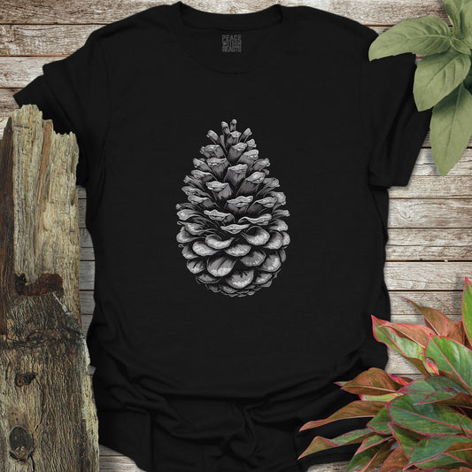 Pinecone Line Art T-Shirt