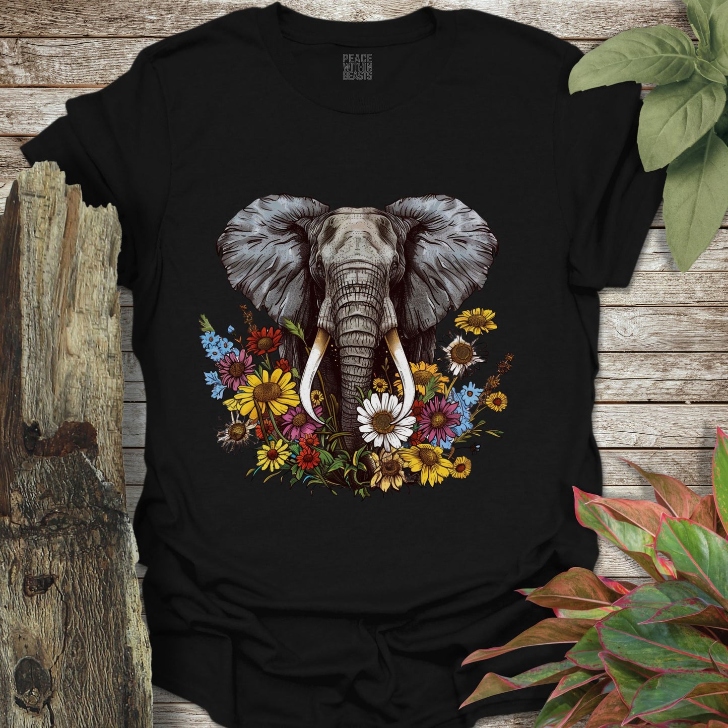 Wildflower Elephant T-Shirt