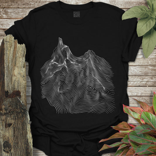 Topographical Mountain T-Shirt