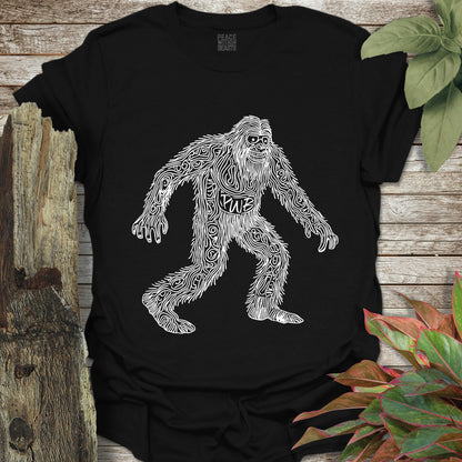 Bigfoot Cave Drawing T-Shirt