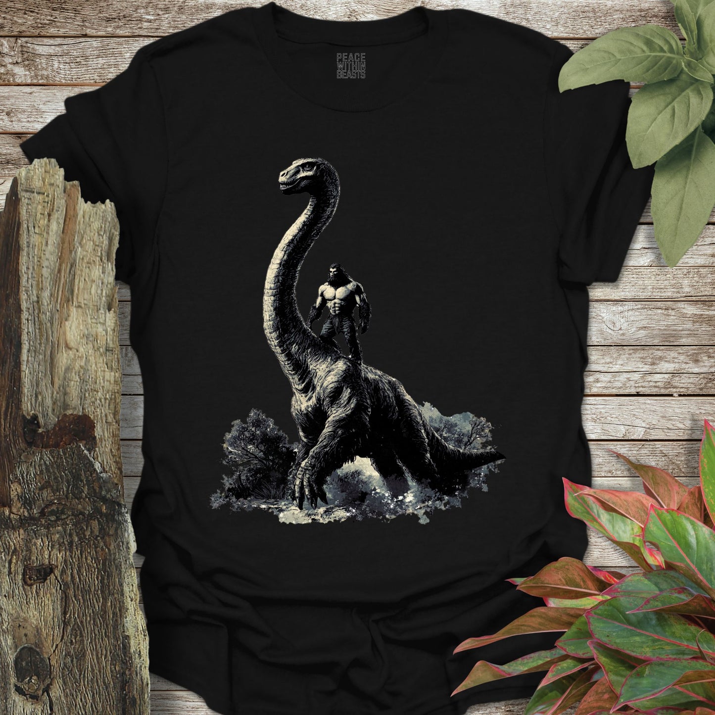 Bigfoot Long Neck Dinosaur T-Shirt