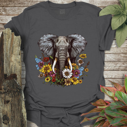 Wildflower Elephant T-Shirt