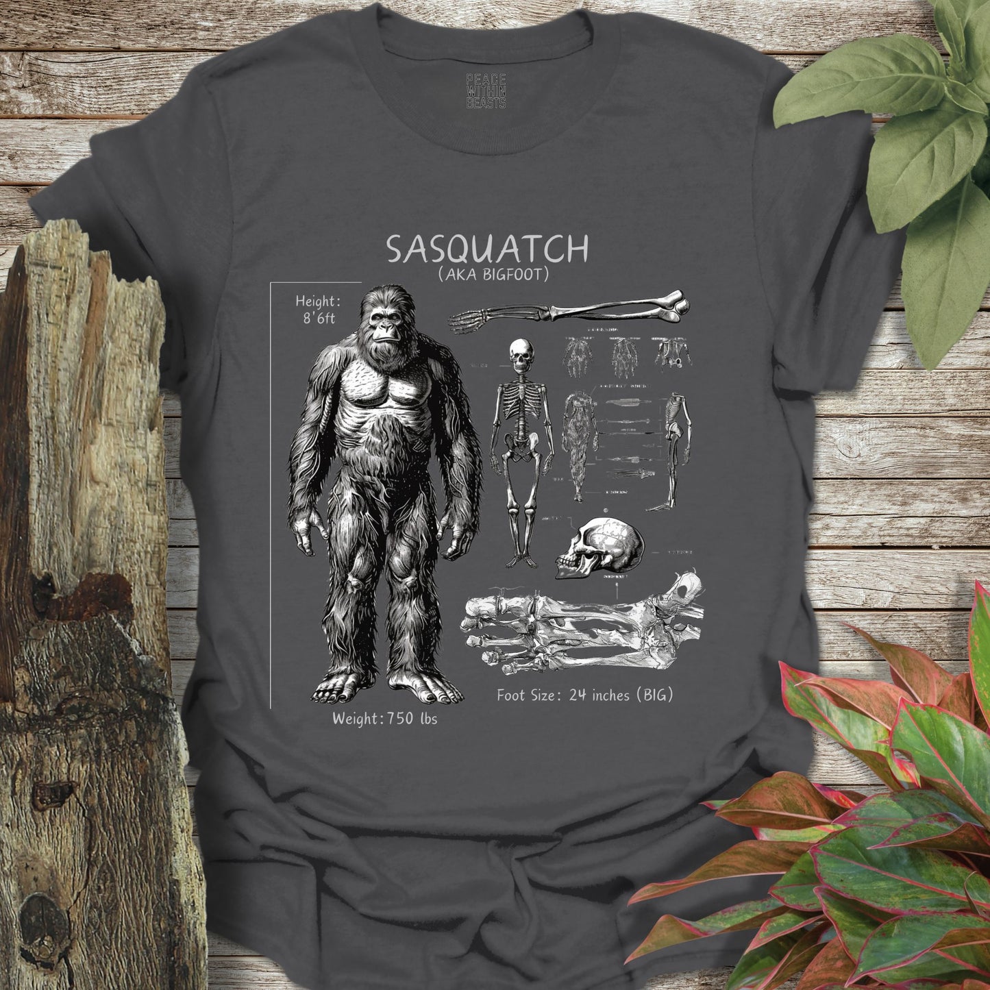 Bigfoot Anatomy T-Shirt