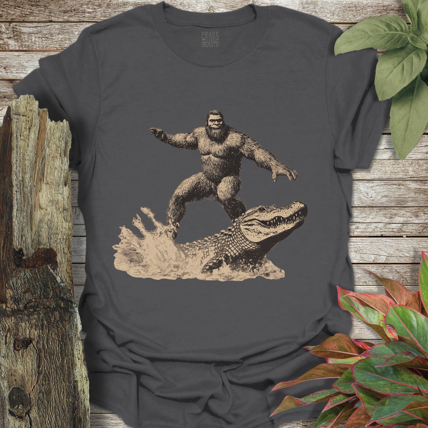 Bigfoot Alligator Mount T-Shirt