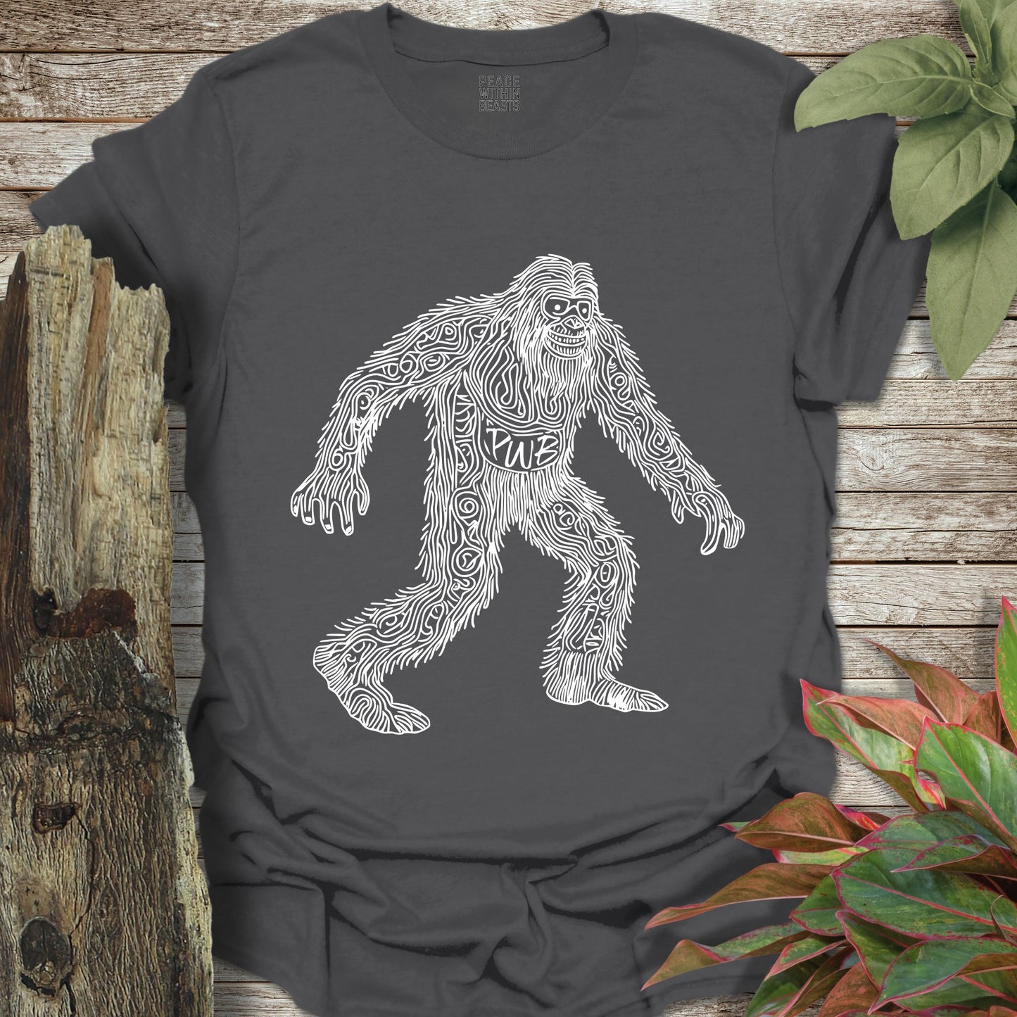 Bigfoot Cave Drawing T-Shirt