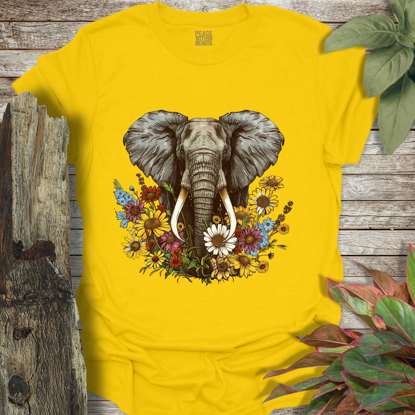 Wildflower Elephant T-Shirt