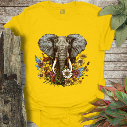 Wildflower Elephant T-Shirt