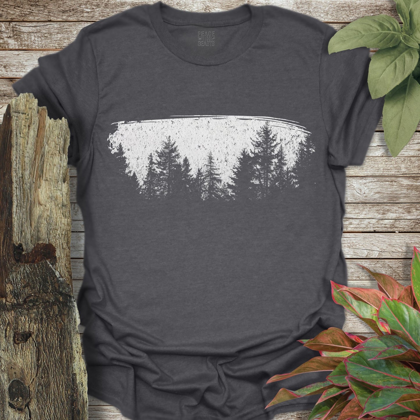 Painted Forest Silhouette T-Shirt