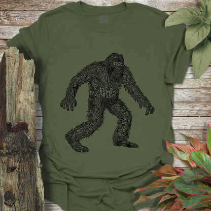 Bigfoot Cave Drawing T-Shirt