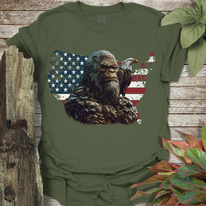 Bigfoot Bald EagleT-Shirt