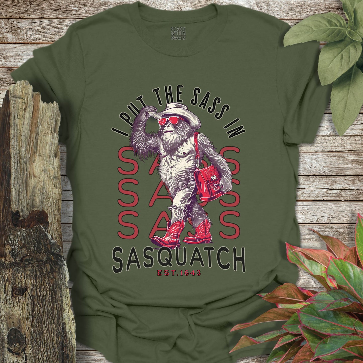 Bigfoot Sass-Squatch T-Shirt