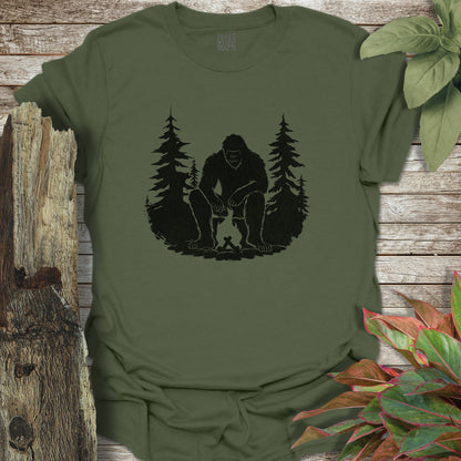 Bigfoot Camping T-Shirt