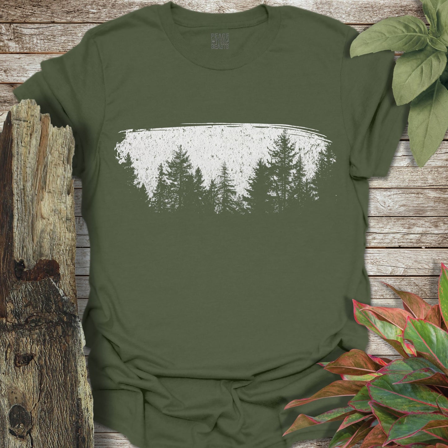 Painted Forest Silhouette T-Shirt