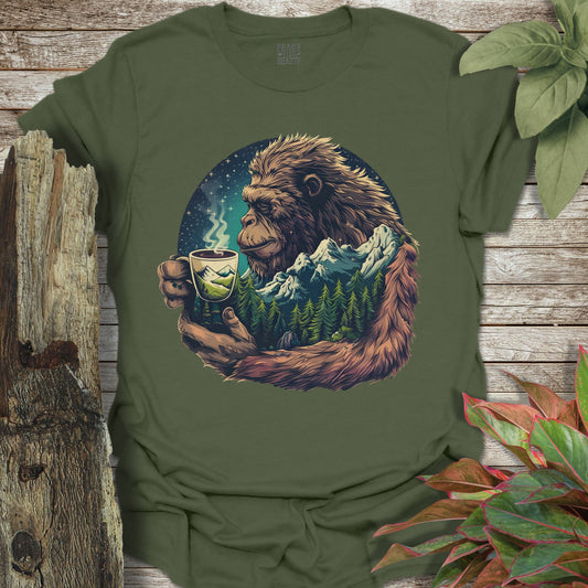 Bigfoot Coffee Camper T-Shirt