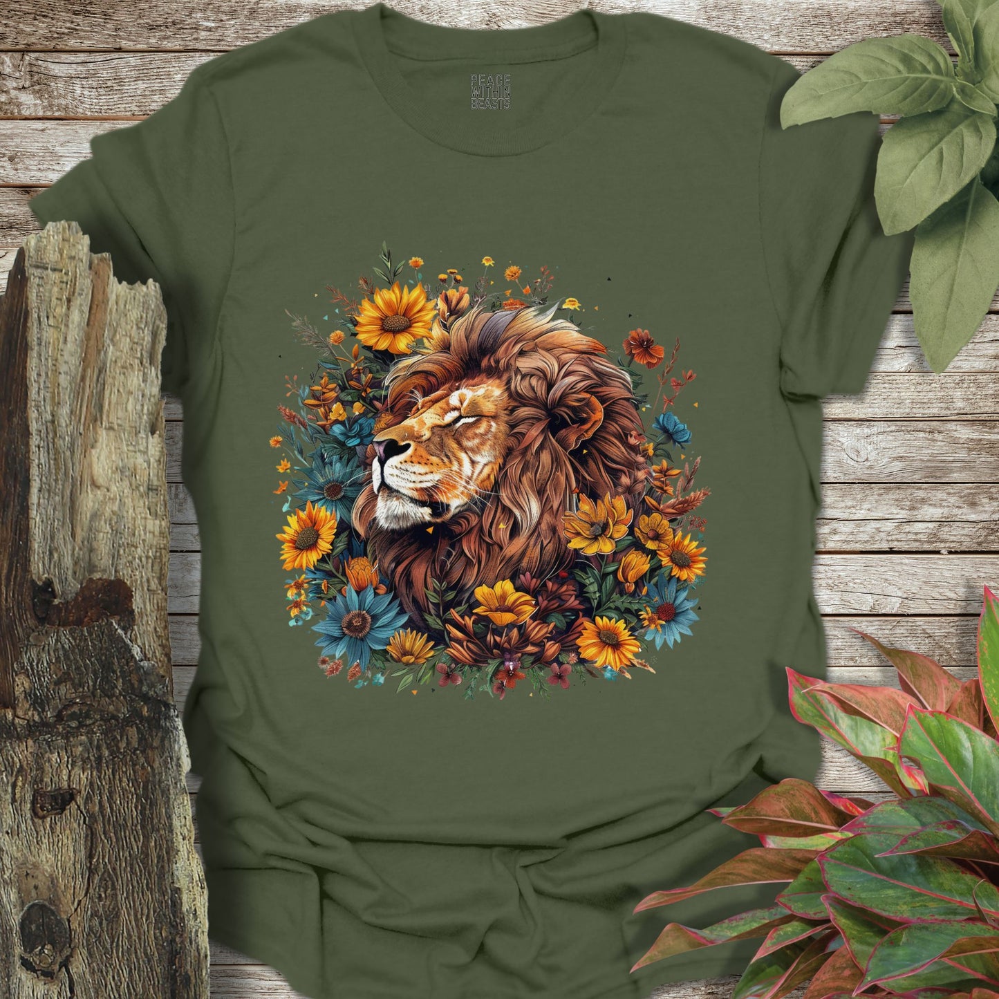 Wildflower Lion T-Shirt