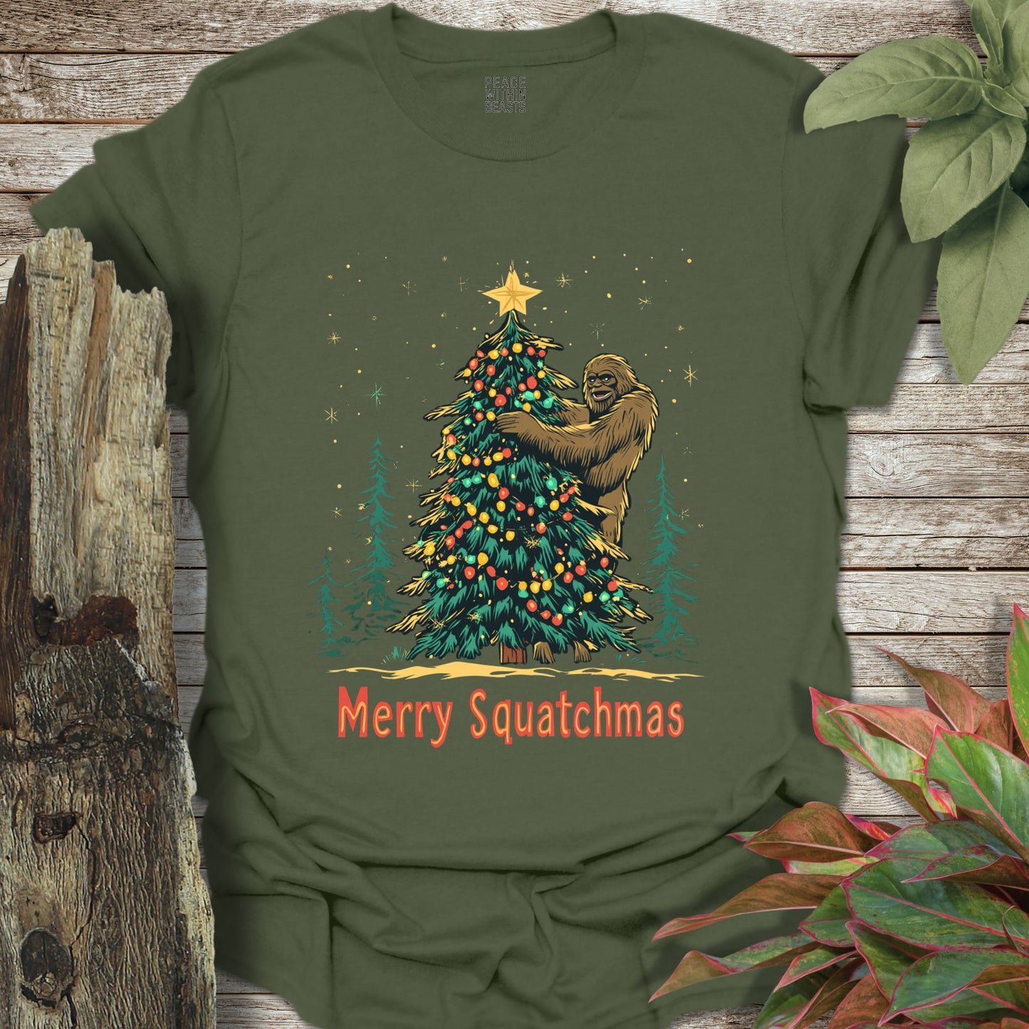 Bigfoot Squatchmas T-Shirt