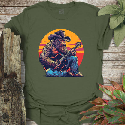 Bigfoot Sunset Serenade T-Shirt