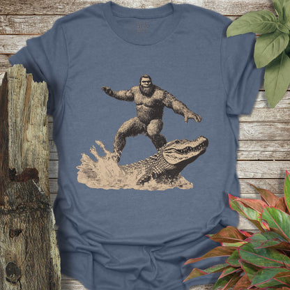 Bigfoot Alligator Mount T-Shirt