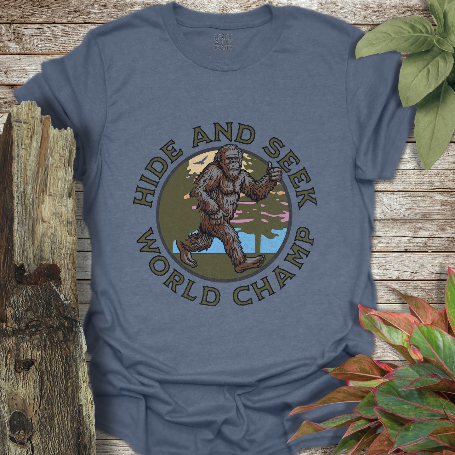 Bigfoot Hide And Seek T-Shirt