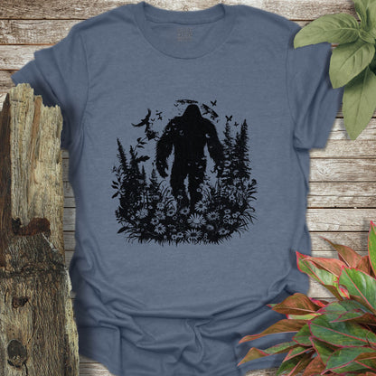 Bigfoot In The Wildflowers T-Shirt