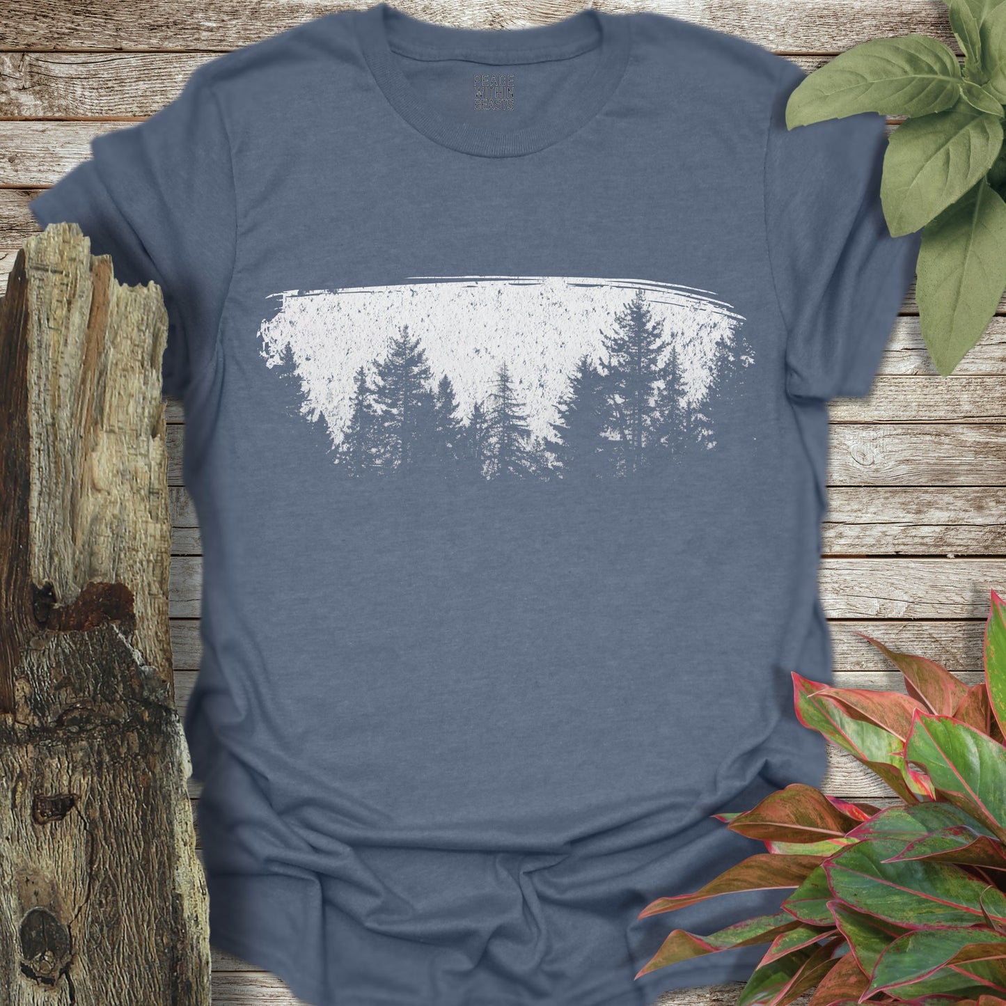 Painted Forest Silhouette T-Shirt