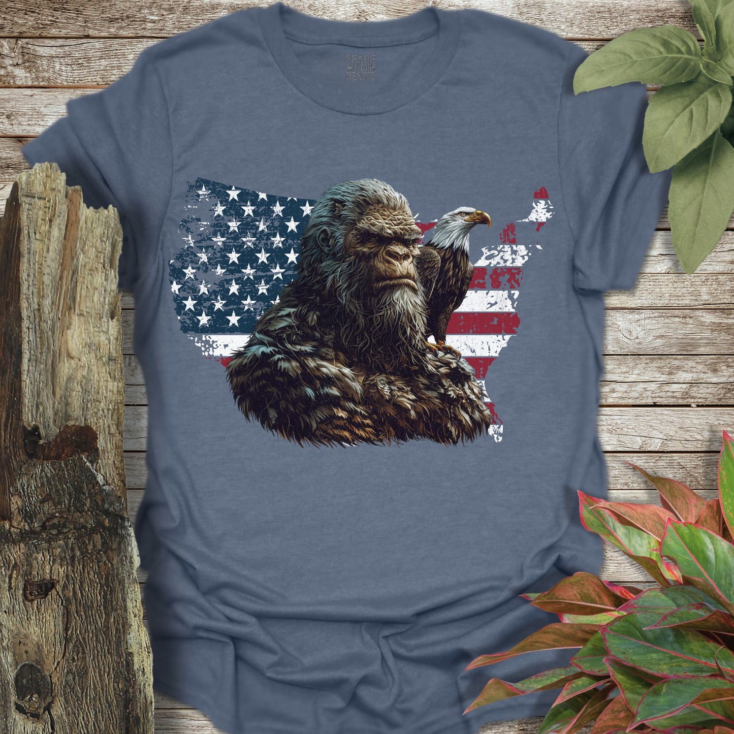 Bigfoot Bald EagleT-Shirt