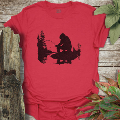 Bigfoot Fishing T-Shirt