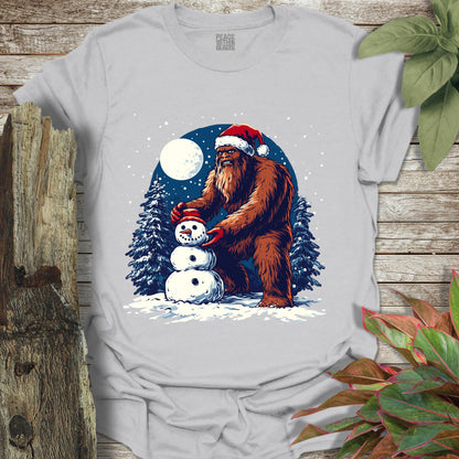 Bigfoot Snowman Masterpiece T-Shirt