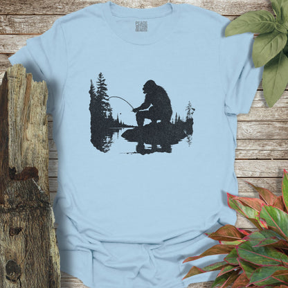 Bigfoot Fishing T-Shirt