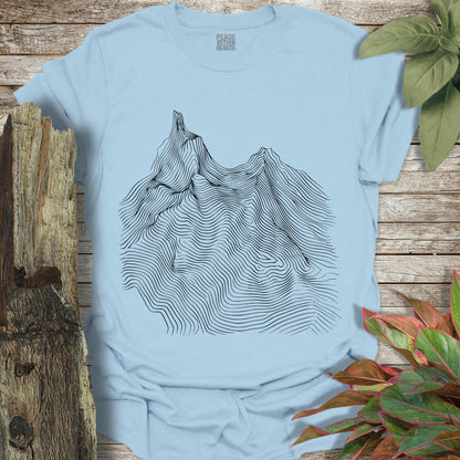 Topographical Mountain T-Shirt
