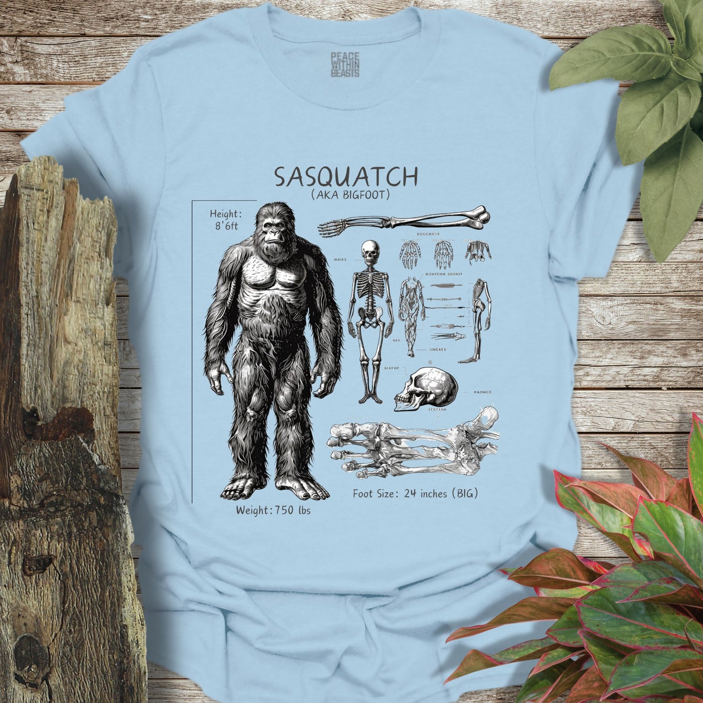 Bigfoot Anatomy T-Shirt