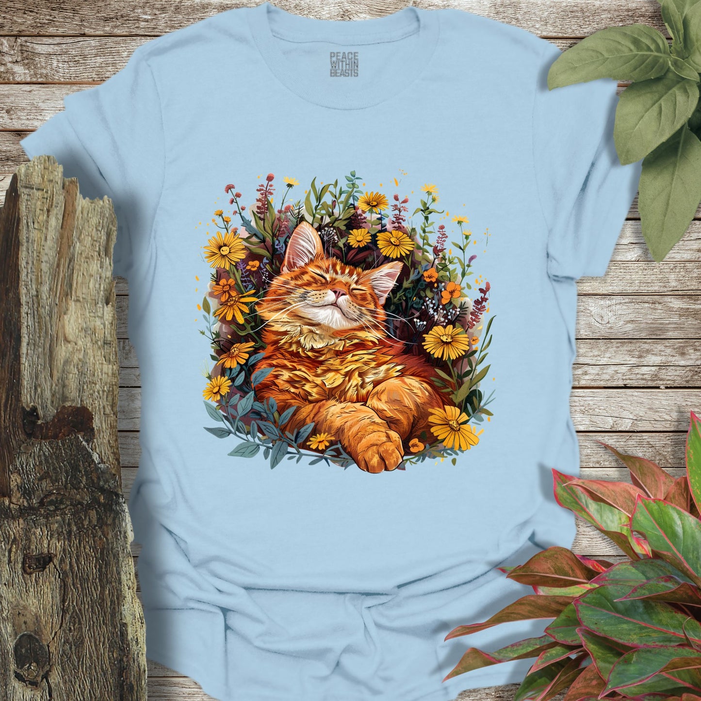 Wildflower Cat T-Shirt