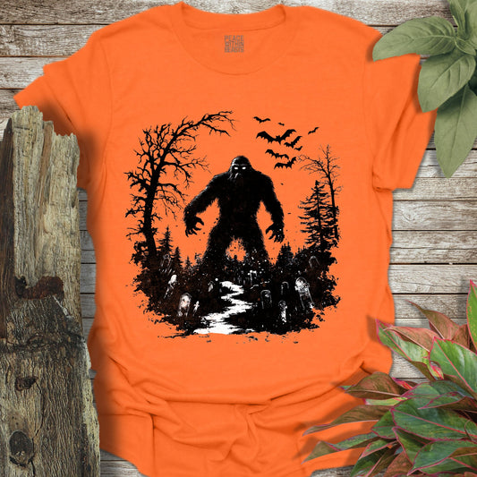 Bigfoot Spooky Silhouette T-Shirt