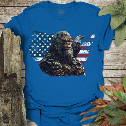 Bigfoot Bald EagleT-Shirt