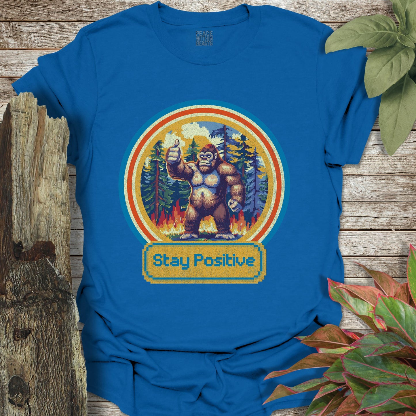 Bigfoot Stay Positive T-Shirt