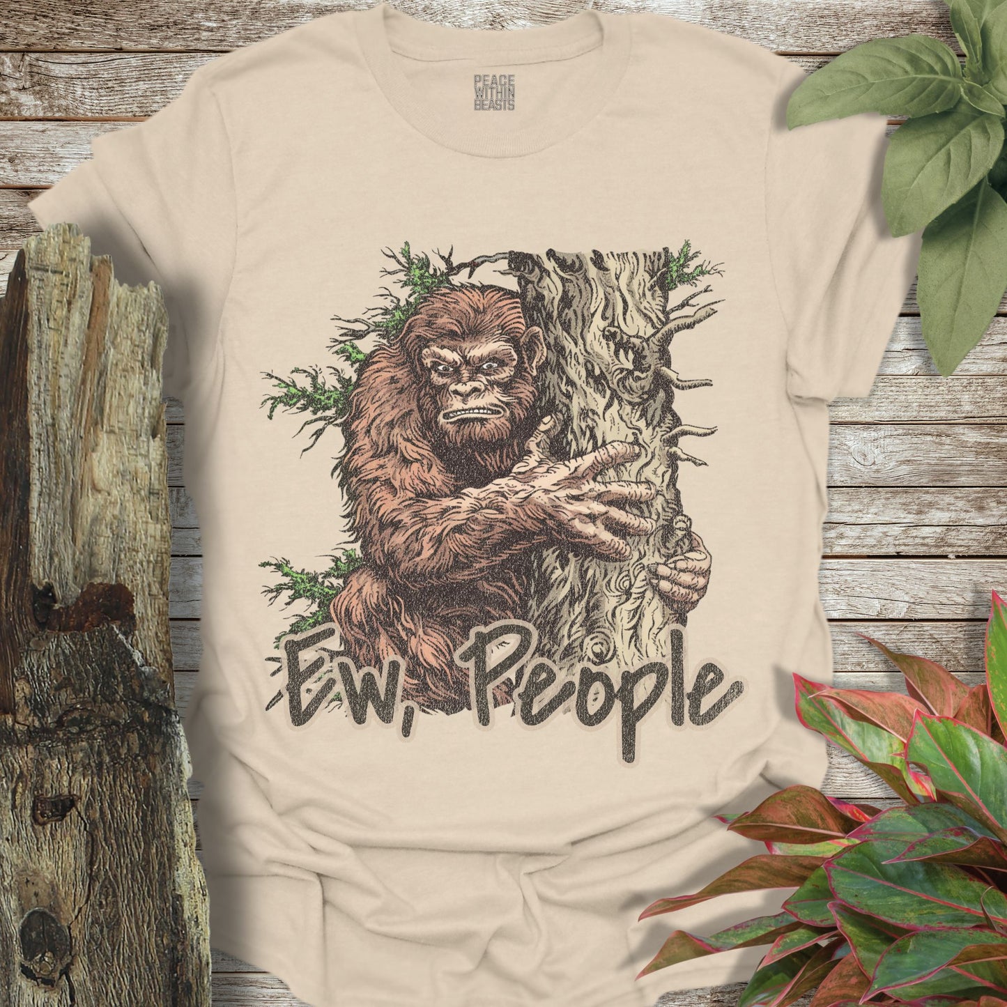 Bigfoot Ew, People T-Shirt