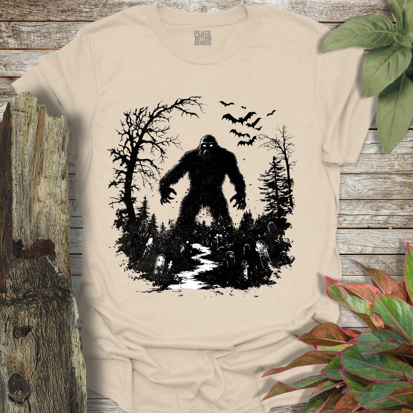 Bigfoot Spooky Silhouette T-Shirt