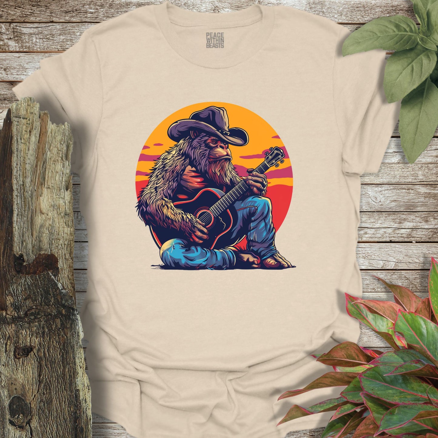 Bigfoot Sunset Serenade T-Shirt