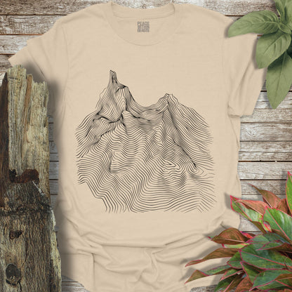 Topographical Mountain T-Shirt