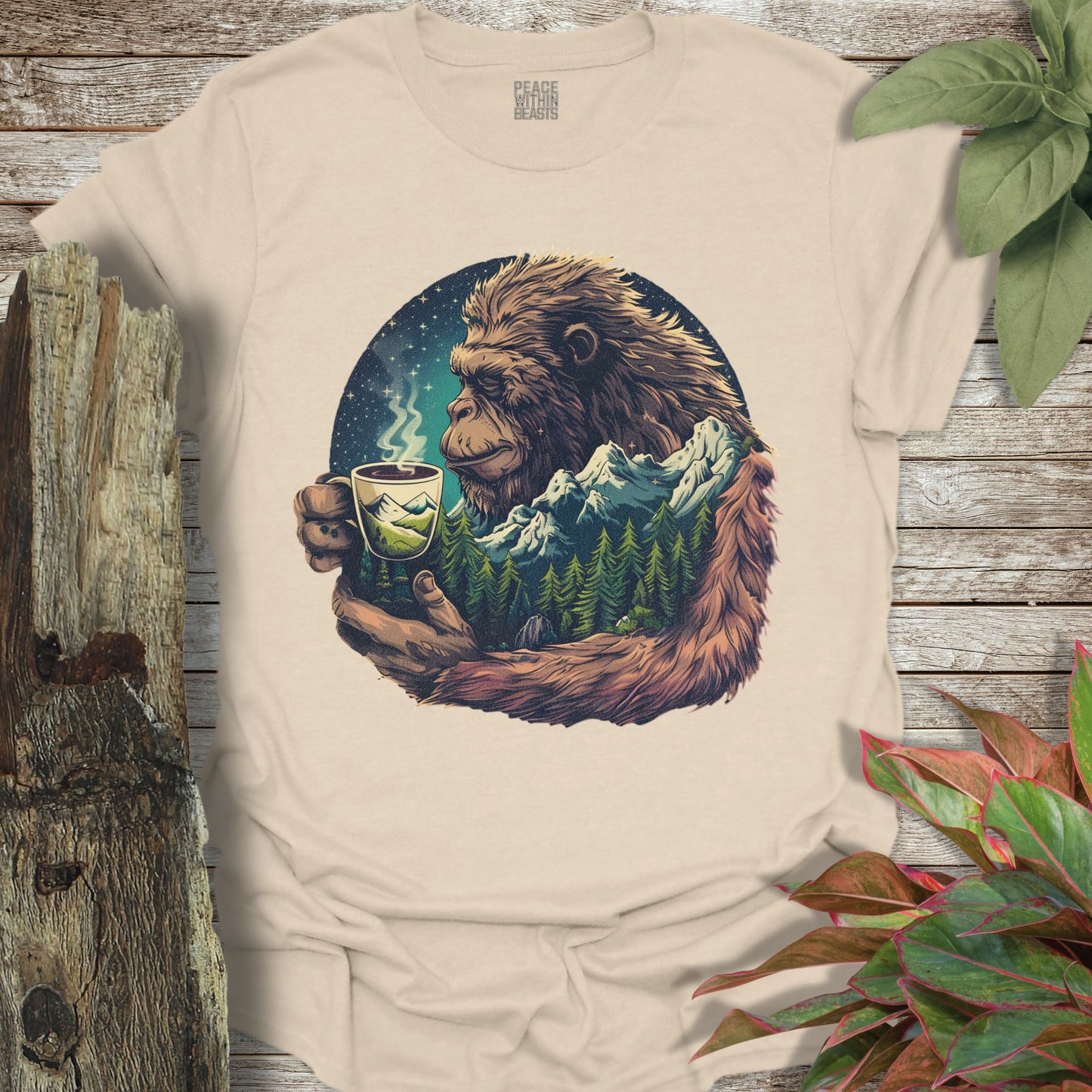 Bigfoot Coffee Camper T-Shirt