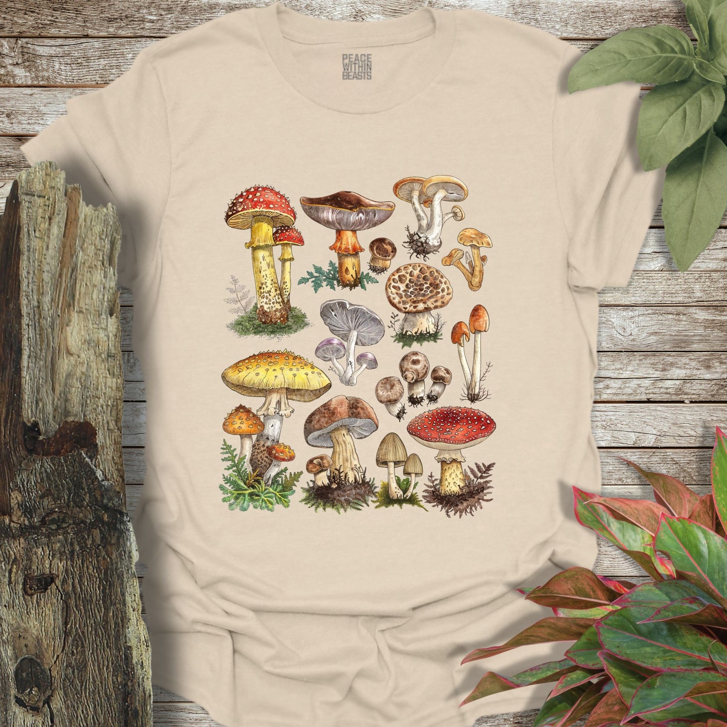 Mushroom Grid T-Shirt