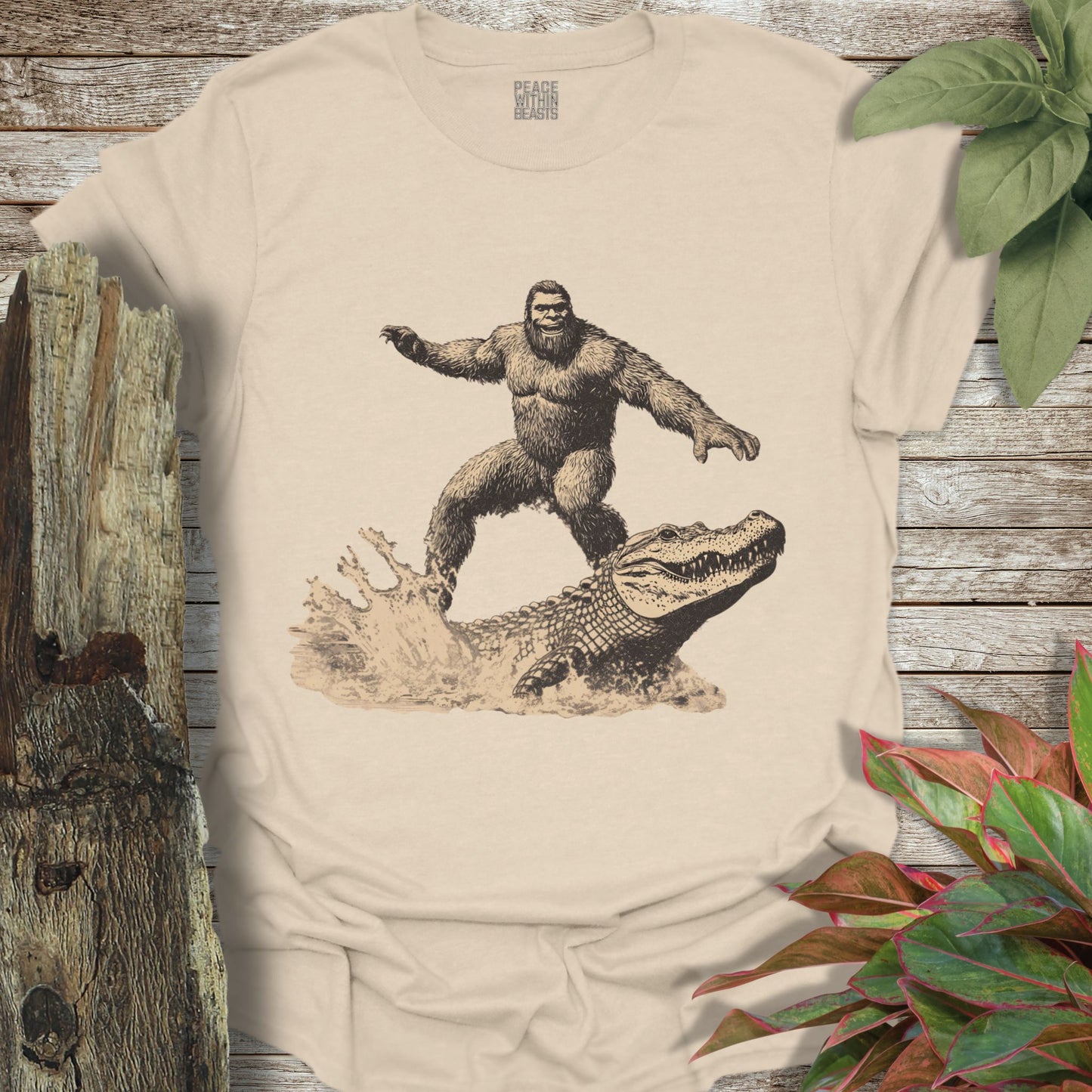 Bigfoot Alligator Mount T-Shirt