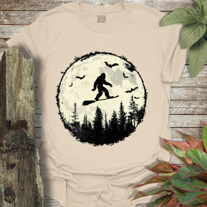 Bigfoot Broom Stick T-Shirt
