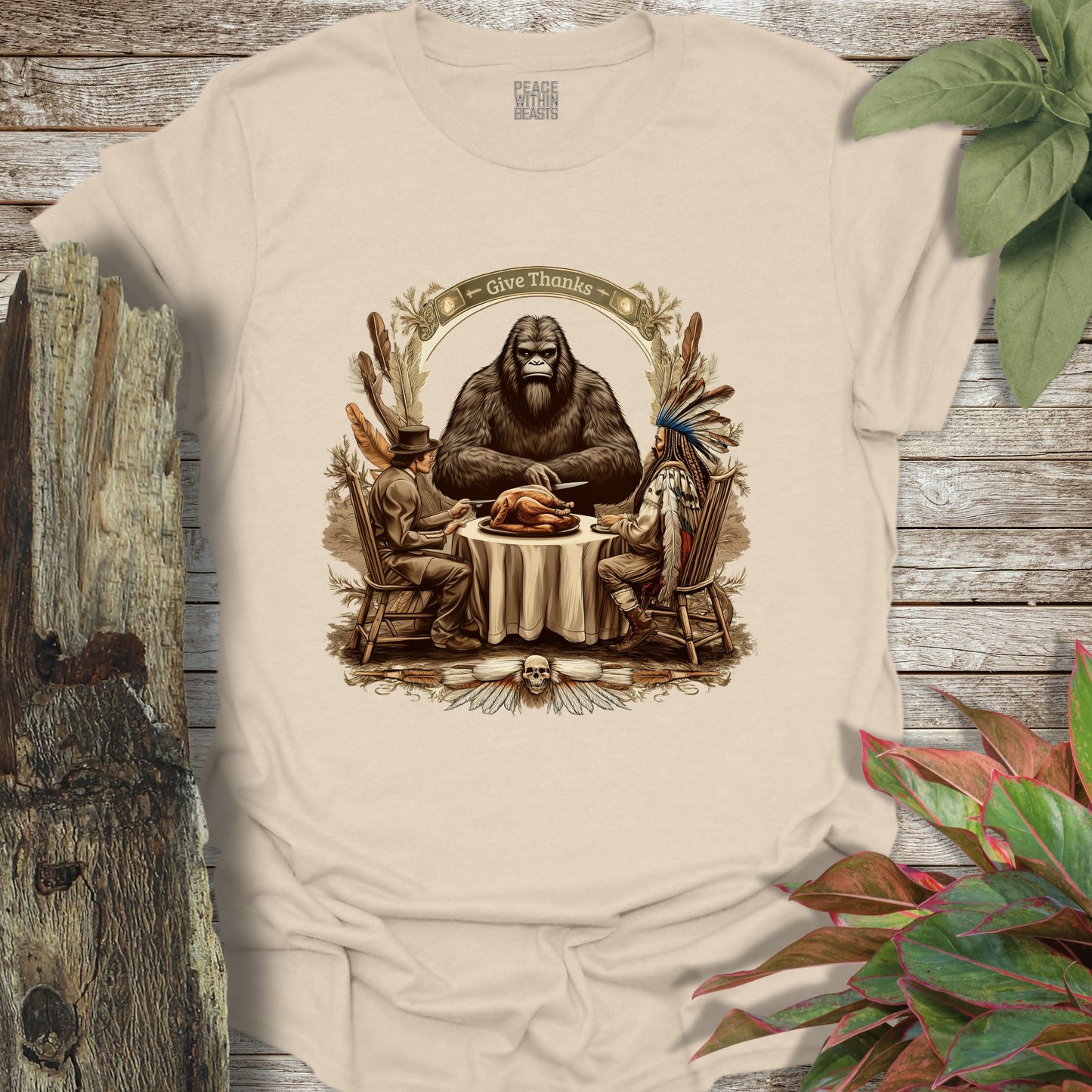 Bigfoot Original Thanksgiving T-Shirt