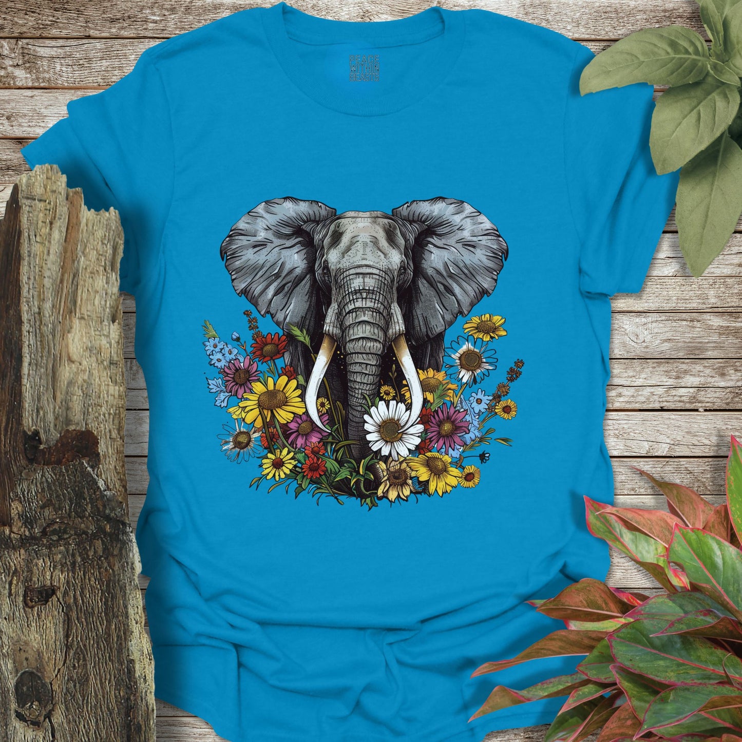 Wildflower Elephant T-Shirt