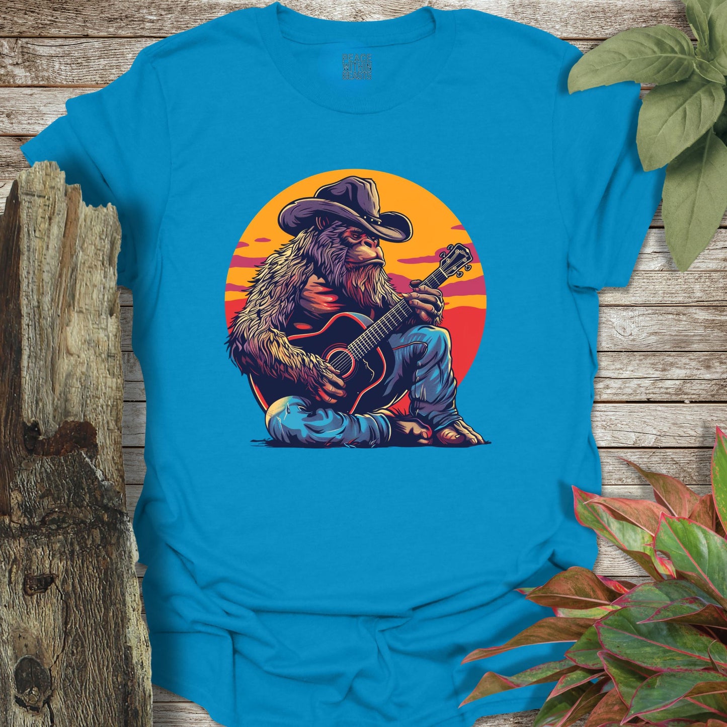 Bigfoot Sunset Serenade T-Shirt